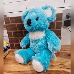 Build A Bear Rare Retired Teal Blue Koala Bear Plush